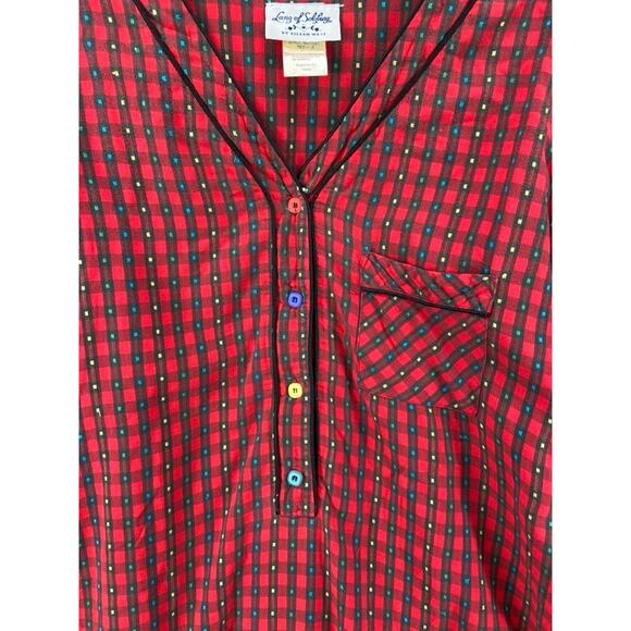 Vintage Lanz Salzburg Eileen West Flannel Nightgown Sz M Buffalo Prairie Cottage - Picture 2 of 13